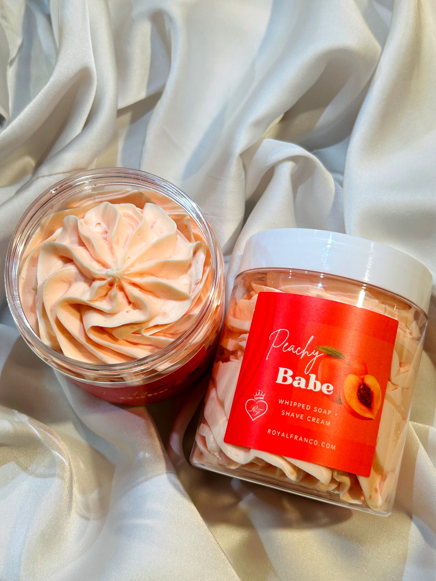 Peachy Babe Whipped Soap + Shave Cream