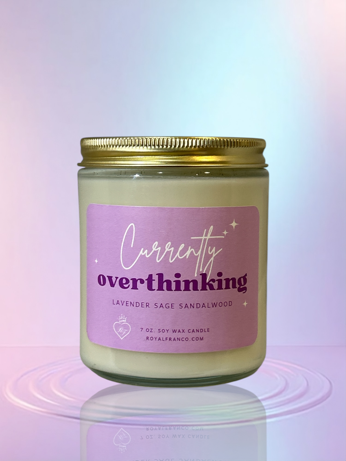 Currently Overthinking Soy Wax Candle