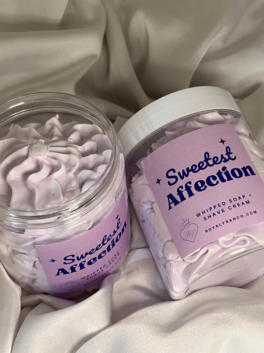 Sweetest Affection Whipped Soap +Shave Cream