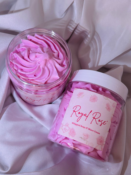 Royal Rose' Whipped Soap + Shave Cream